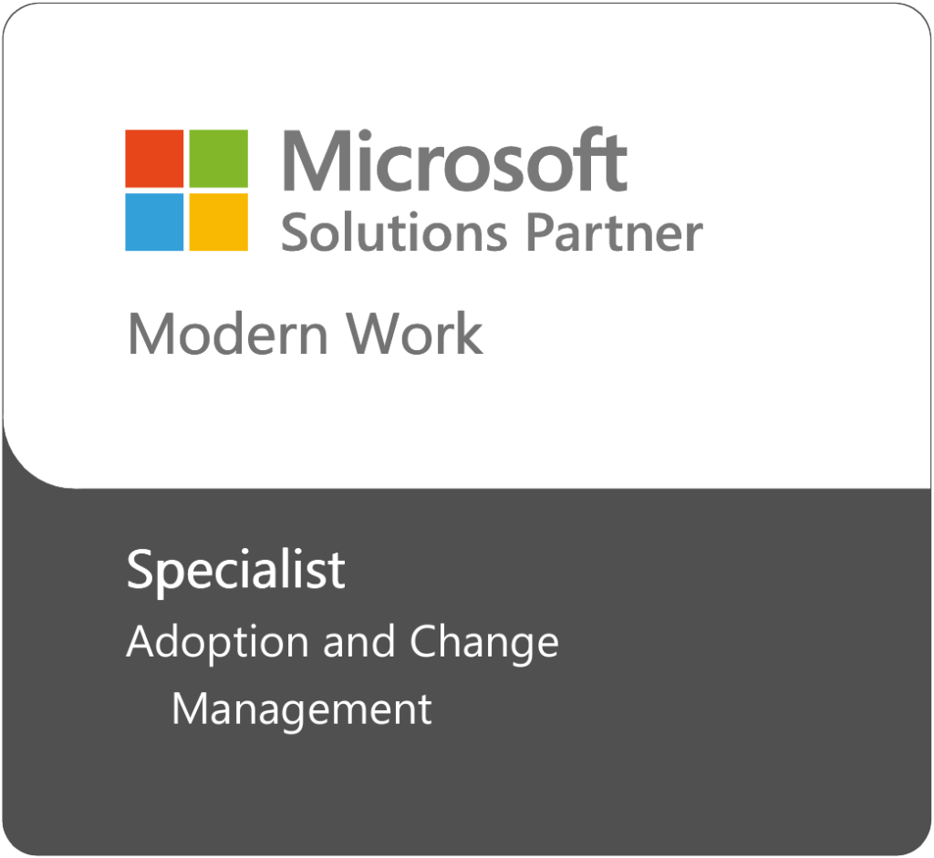 Microsoft Solution Partner Specialist Adopition and Change Management for ModernWork